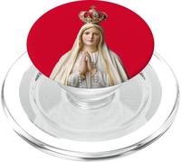 Madonna di Fatima con rosario PopSockets PopGrip per MagSafe