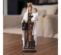 Madonna e Child Statue Resina Ornamento da tavolo per camino a scaffale