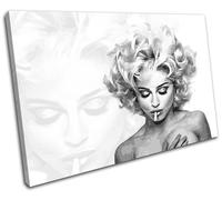 Madonna Music Iconic Celebrities SINGLE TELA parete arte foto stampa