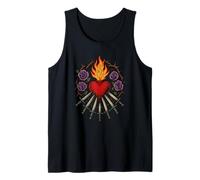 Madonna Sette Dolori Cuore Immacolato Latino Design Canotta