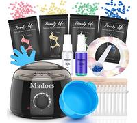 Madors Set di Depilazione Con Scaldacera e 400g Perle di Cera - Macchina per Ceretta per Tutto il Corpo a Casa