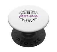 Madre coordinatrice del caos - quattro figli PopSockets PopGrip Adesivo