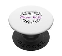 Madre coordinatrice del caos - tre figli PopSockets PopGrip Adesivo