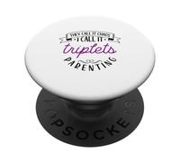 Madre coordinatrice del caos - Tre gemelli PopSockets PopGrip Adesivo