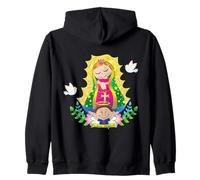 Madre de la Misericordia, Gracias, Madre de Guadalupe Felpa con Cappuccio
