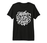 Madre della Sposa Elegante Script Matrimonio Maglietta Premium