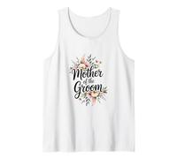 Madre dello Sposo Blush Script Floreale Canotta