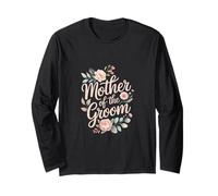 Madre dello Sposo Blush Script Floreale Maglia a Manica