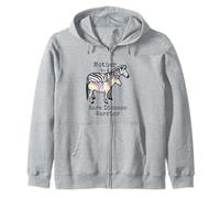 Madre di una malattia rara Guerriero Medical Zebra Strong EDS Felpa con Cappuccio