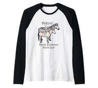 Madre di una malattia rara Guerriero Medical Zebra Strong EDS Maglia con Maniche Raglan