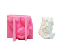 Madre e Bambino Elefante Stampi Ornamento in Silicone Stampi Sapone Casting per la Decorazione Domestica Silicone Elefante Gessi Gessi