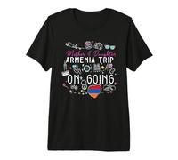 Madre E Figlia Viaggio in Corso Armenia Corrispondenza Viaggi Maglietta Premium