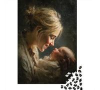 Madre e Figlio Jigsaw L'Amore di una Madre è Grande Puzzle in Legno 1000Pcs Collection Adulti E Ragazzi Festa Aziendale Impossible Puzzle 1000pcs (75x50cm)