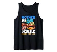 Madre e Figlio Ukulele Buddies for Life Musica Hawaiana Canotta