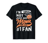 Madre Giocatore Festa della Mamma Basket Mamma Numero Uno Fan Maglietta