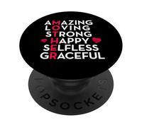 Madre Incredibile Amorevole Forte Felice Disinteressato Graceful PopSockets PopGrip Adesivo