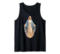 Madre Maria Braccia Aperte Stile Devozionale Design Sacro Canotta