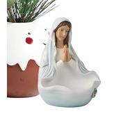 Madre Mary Statue - 15x10cm Virgin Mary Statue, Decorativi, Scultura Religiosa Con Supporto, Statues Cattoliche Per Donne Decorazioni Per La Casa Decorazione Della Chiesa Decorazione Per Int