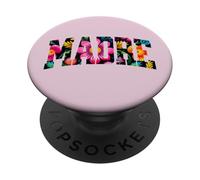 Madre Messicano Floral Design - Parola spagnola colorata per PopSockets PopGrip Adesivo