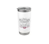 Madre mumnitasking - due figlie Bicchiere termico in acciaio inox doppia parete