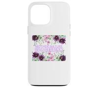 Madre Natura è una giardiniera di giardini floreali viola Custodia per iPhone 13 Pro Max