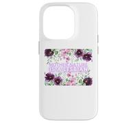 Madre Natura è una giardiniera di giardini floreali viola Custodia per iPhone 14 Pro