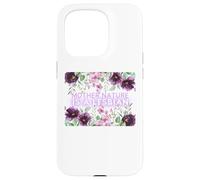 Madre Natura è una giardiniera di giardini floreali viola Custodia per iPhone 15 Pro