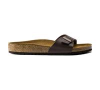 Birkenstock - Muli in materiale sintetico - Madrid Birko-Flor Dark Brown per Uomo in Pelle - Taglia 41 - Marrone