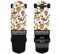 MADRID Cruiser Board Skateboard Completo 28.5'' con Assi Ruote Totem