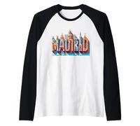 Madrid Espana Tee - Madrid Spagna Donne Uomo Sport Maglia con Maniche Raglan