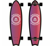 MADRID Gun Longboard Skateboard Completo SET 36'' Con Assi Ruote Gradient