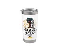 Madrid Spagna l'Orso & il Fragola Graphic Design Bicchiere termico in acciaio inox doppia parete
