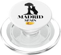 Madrid Spagna l'Orso & il Fragola Graphic Design PopSockets PopGrip per MagSafe