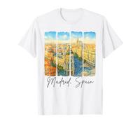 Madrid Spagna Spagna Viaggi Estate Maglietta