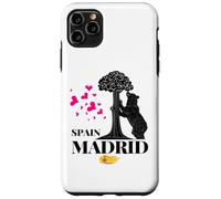 Madrid Spain the Bear & the Strawberry Tree Graphic Design Custodia per iPhone 11 Pro Max