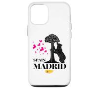 Madrid Spain the Bear & the Strawberry Tree Graphic Design Custodia per iPhone 12/12 Pro