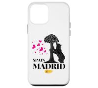 Madrid Spain the Bear & the Strawberry Tree Graphic Design Custodia per iPhone 12 mini