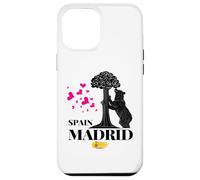 Madrid Spain the Bear & the Strawberry Tree Graphic Design Custodia per iPhone 12 Pro Max