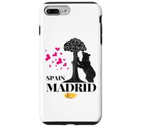 Madrid Spain the Bear & the Strawberry Tree Graphic Design Custodia per iPhone 7 Plus/8 Plus