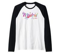 Madrid Spain | Vacation Travel Maglia con Maniche Raglan