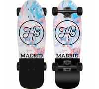 MADRID Stub Nose Mini Cruiser Flow Skateboard Completo, Inkl. Assi Ruote, NUOVO