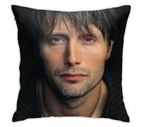 Mads Mikkelsen - Federa per cuscino per interni ed esterni, 45 x 45 cm