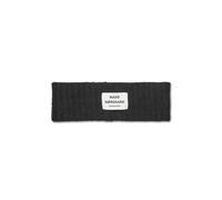 Mads Nørgaard, ,Accessories ,Donna ,Nero ,ONE SIZE Fascia per capelli a coste con logo Nero