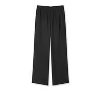 Mads Nørgaard - Pantaloni neri leggeri Crepe Harper - - Trousers - Donna - Nero - S