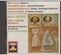 Mady Mesplé - Mady Mesple sings Jolas , Guezec , Boukourechliev , Chaynes - Auriacombe. cond - EMI