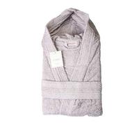 Maè by Via Roma, 60 Accappatoio Spugna con Cappuccio Uomo Donna 100% Cotone Ambient Grigio M