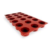 Maé, GN1/1 Stampo cilindrico in silicone a 18 celle Ø62X35 mm, 108 ml, 100% premium, Made in France, 27x50 cm