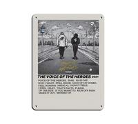 MAEDRW Lil Durk The Voice of The Heroes - Poster in metallo retrò, decorazione da parete per bar, grotta, bar, casa, garage, casa, 30 x 40 cm