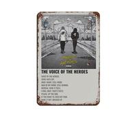 MAEDRW Lil Durk The Voice of The Heroes - Poster in metallo, stile retrò, decorazione da parete per bar, grotta, bar, casa, garage, 20 x 30 cm
