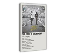 MAEDRW Poster su tela con cornice di Lil Durk The Voice of The Heroes, 40 x 60 cm